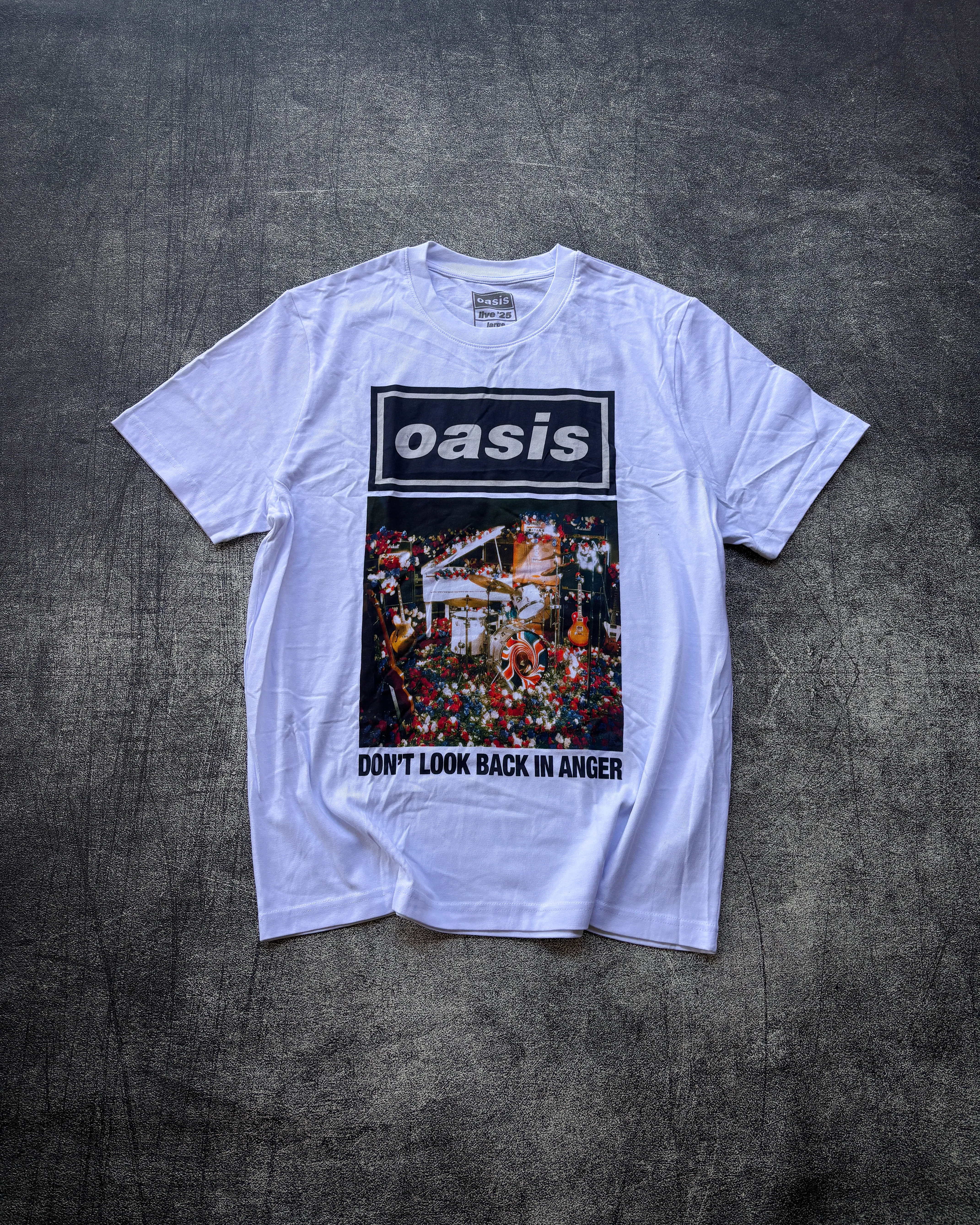 Oasis - Dont Look Back In Anger Single Cover White