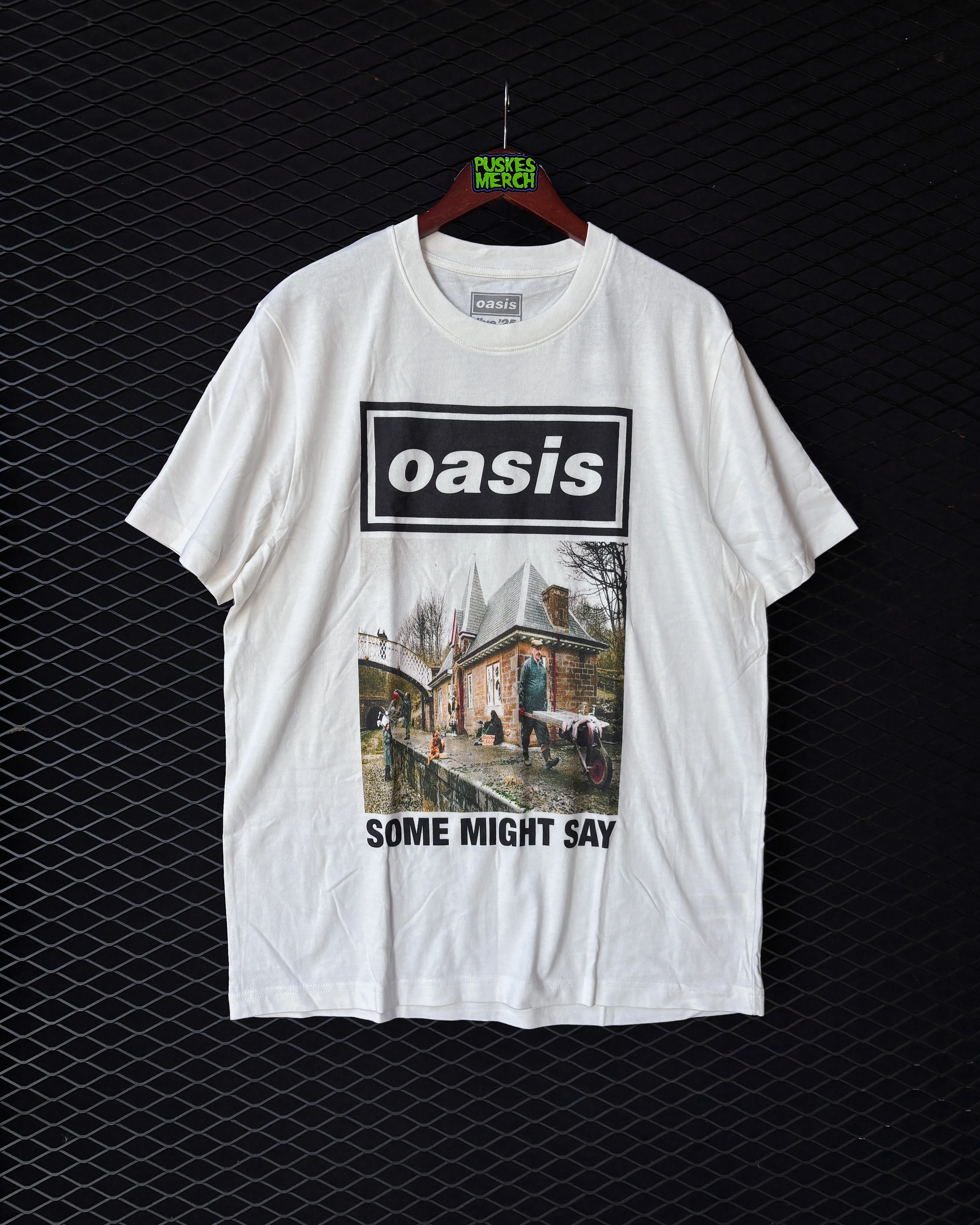Oasis - Some Might Say Single Cover White