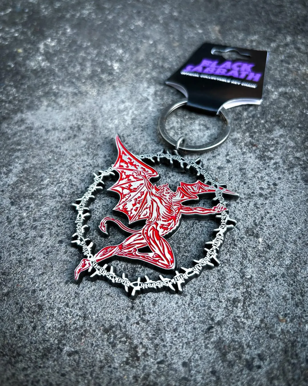 Black Sabbath - Daemon Ring Keychain