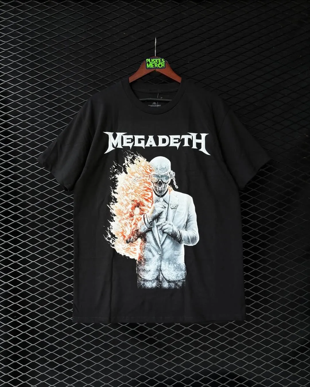 Megadeth - Flaming Vic Rattlehead Album Cover