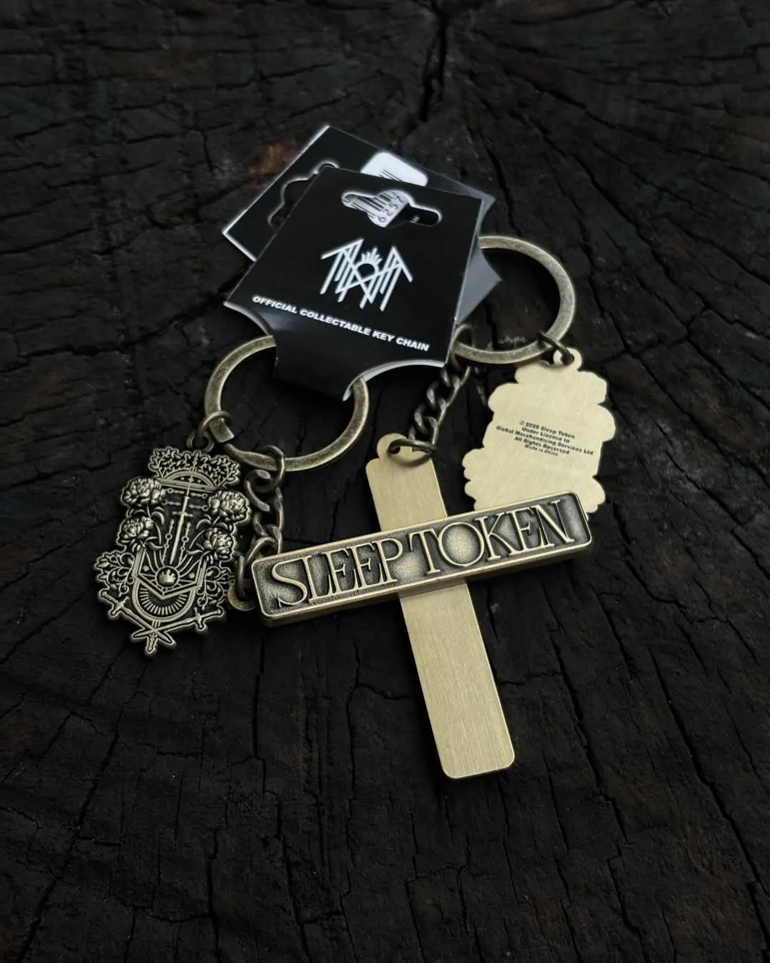 Sleep Token - Even In Arcadia Logo Damocles Charm Keychain
