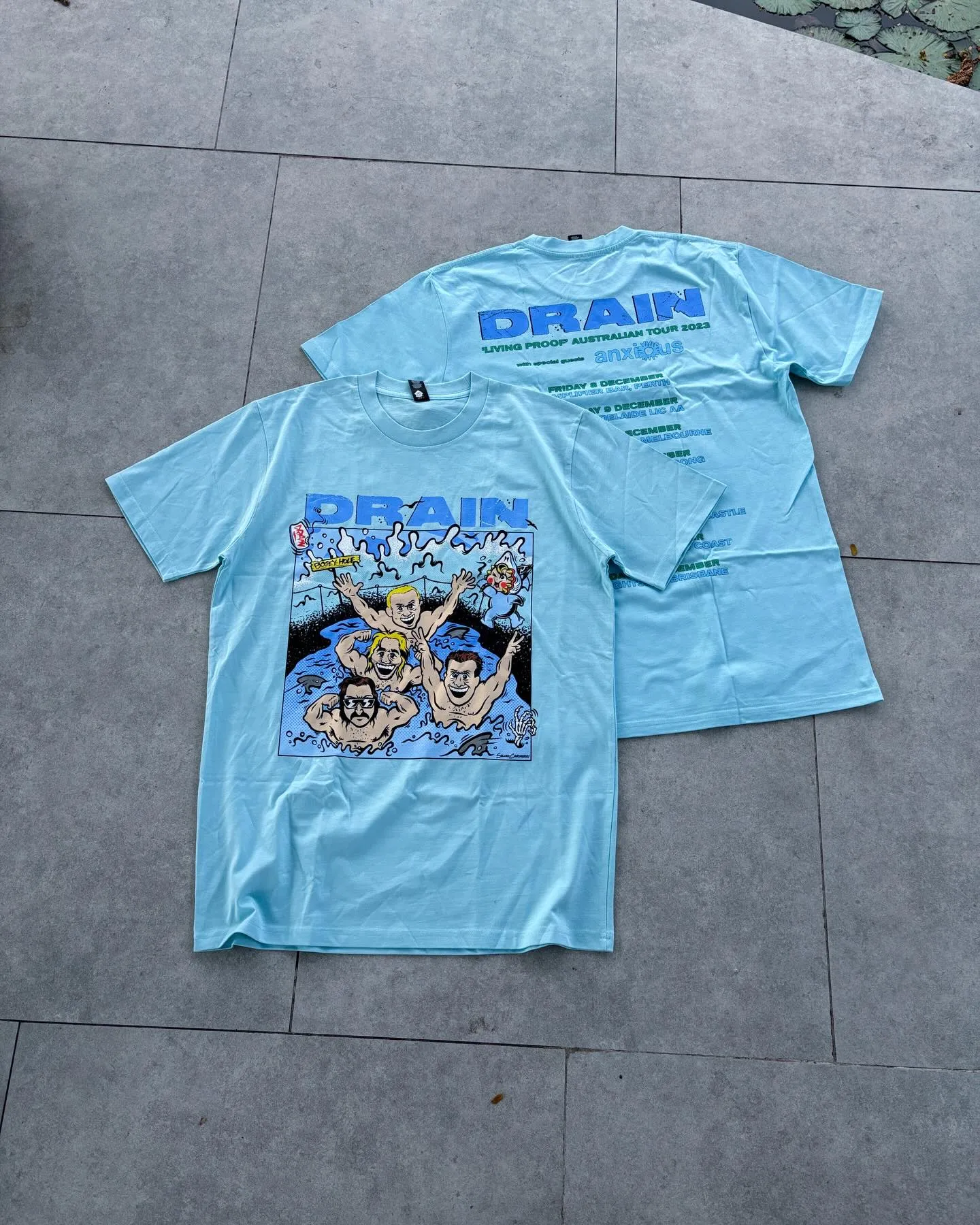 Drain - 2023 Tour tshirt (Biru)