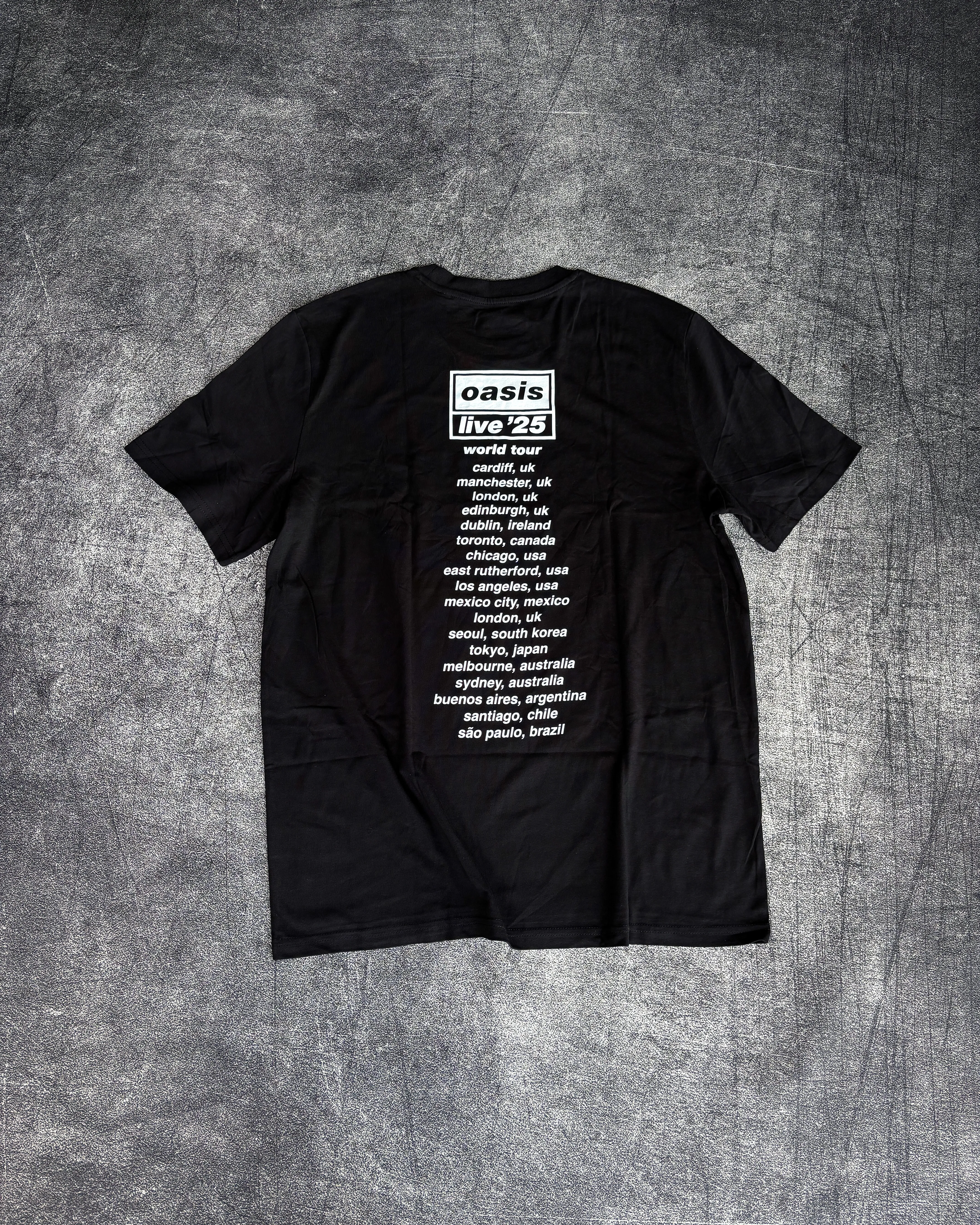 Oasis - Collage Live 25 World Tour
