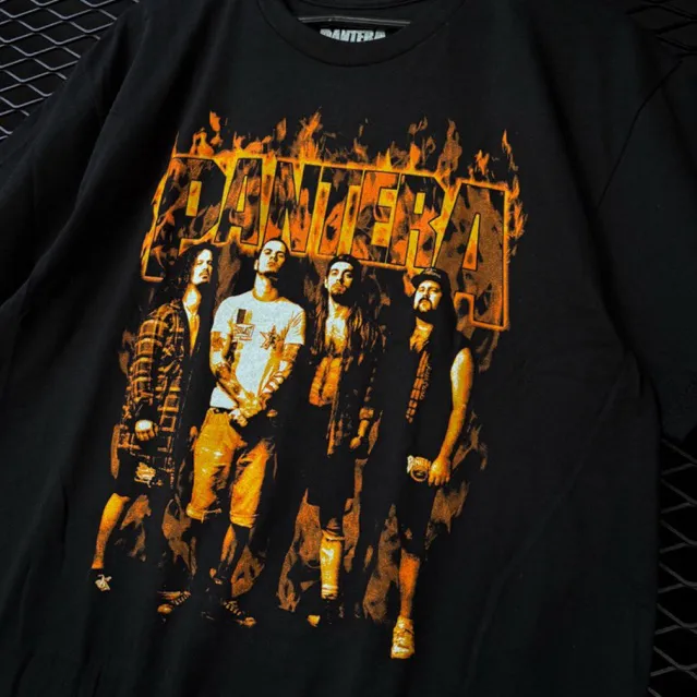 Pantera Flames - Band Photo Frt