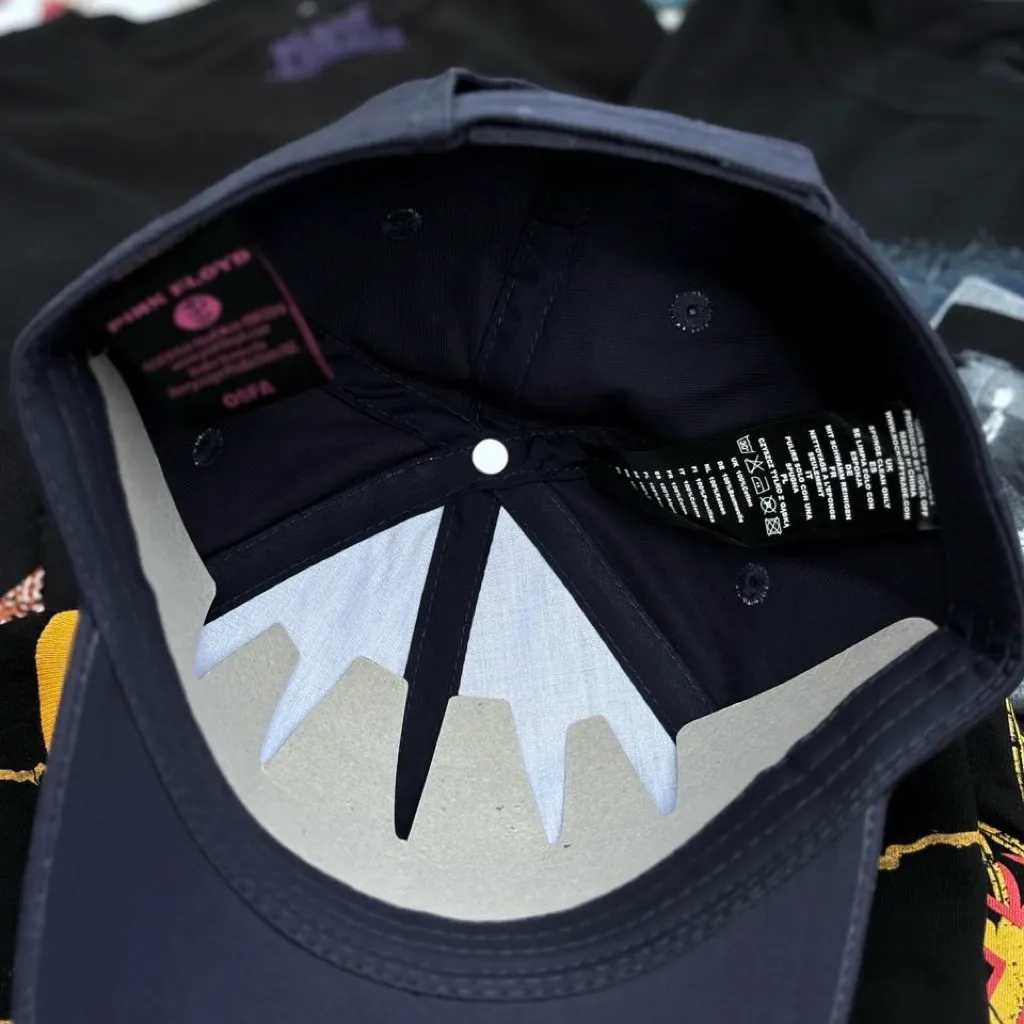 Pink Floyd - Dsotm Album Distress Navy Baseball Cap