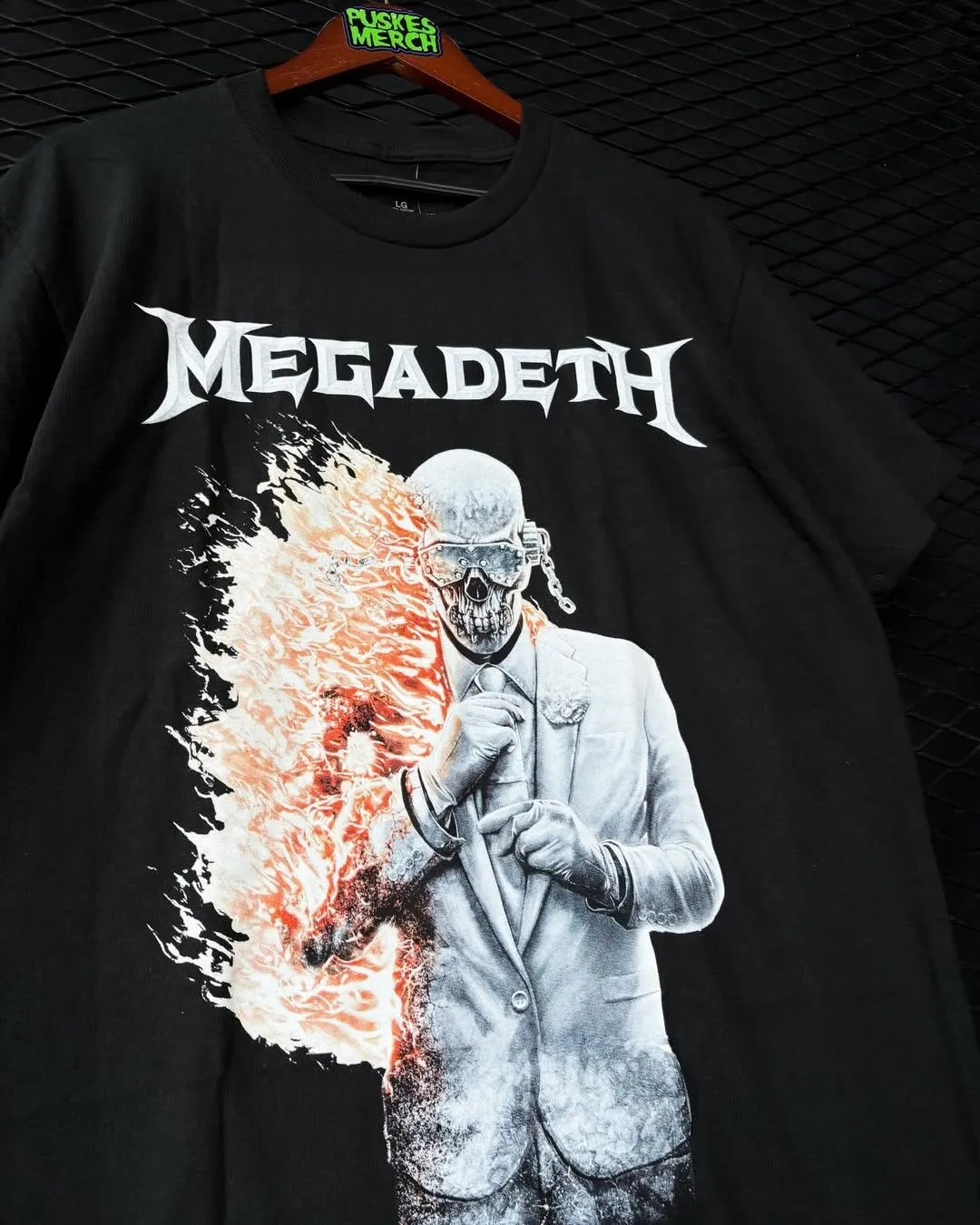 Megadeth - Flaming Vic Rattlehead Album Cover
