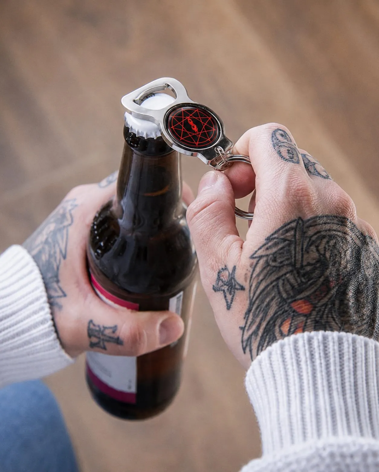 Slipknot - Star Key Chain Bottle Opener Keychain