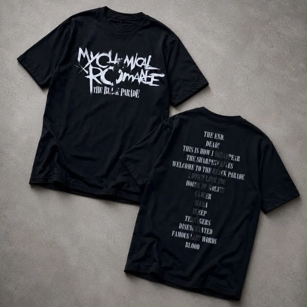My Chemical Romance - Type Fill Black Parade