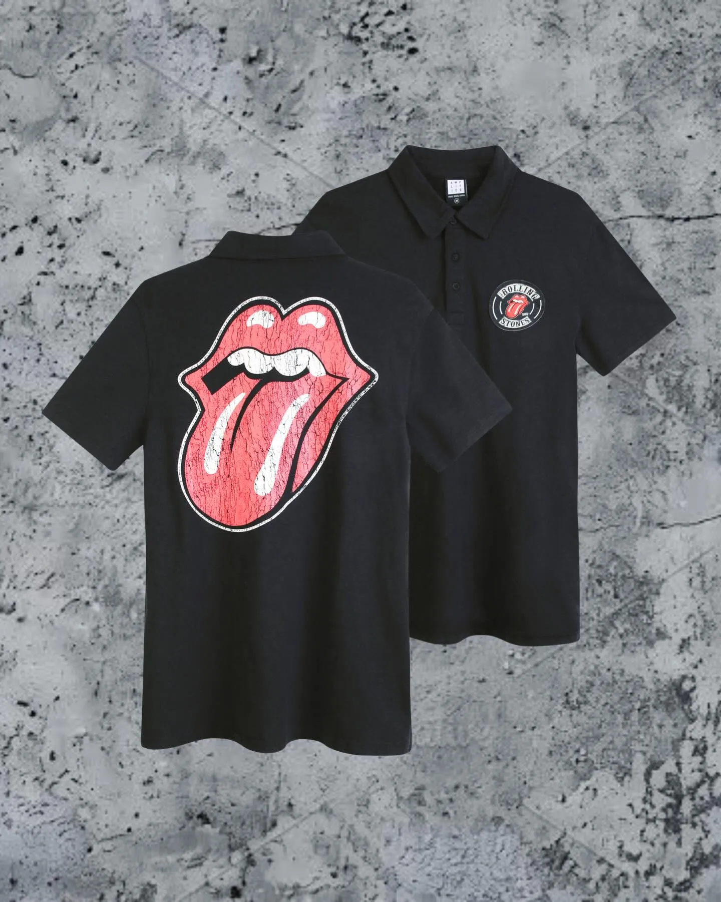 The Rolling Stones - Washed Slub Polo
