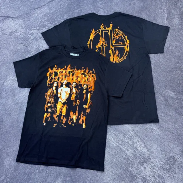 Pantera Flames - Band Photo Frt