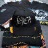 slayer sonic silver logo baseball cap silver