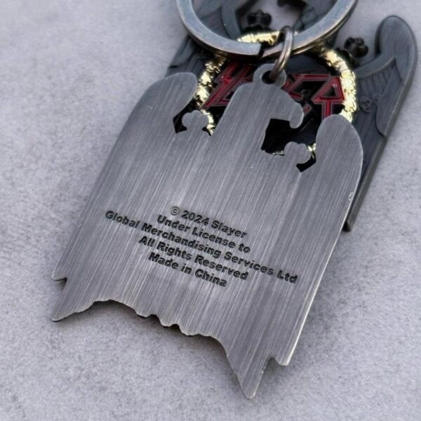 slayer silver eagle keychain