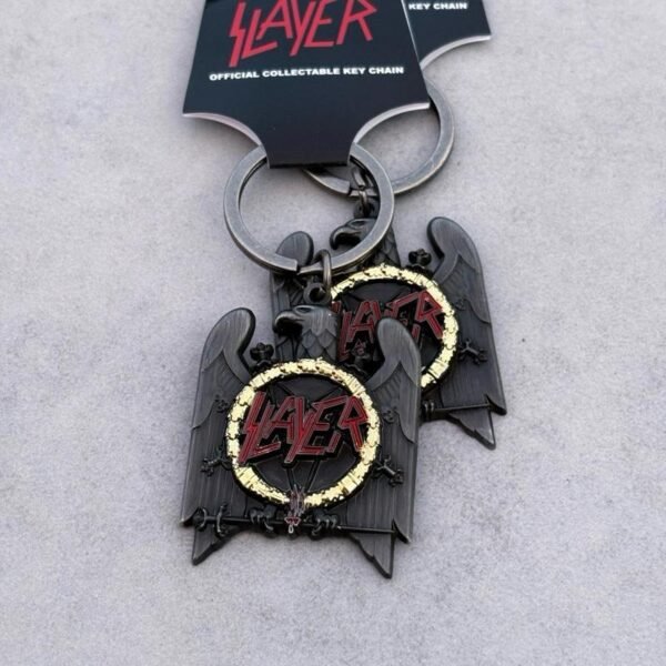 slayer silver eagle keychain