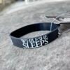 while she sleeps rubber bracelet wristband
