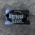 while she sleeps rubber bracelet wristband
