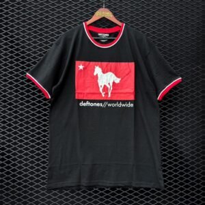 1. deftones star & pony ringer tee