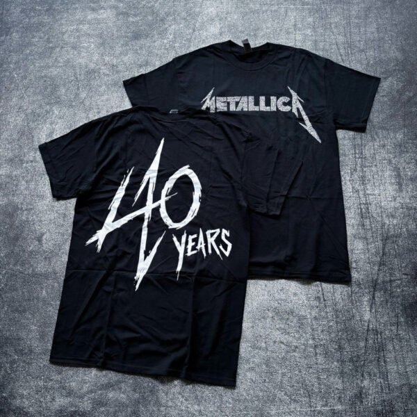 4.metallica 40th anniversary songs logo