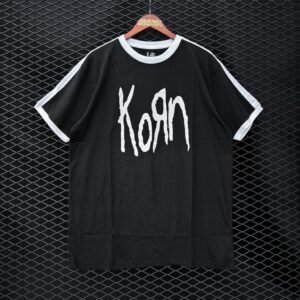 9.korn logo ringer tee