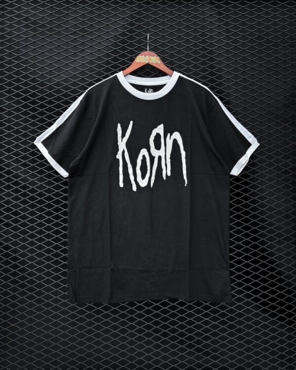9.korn logo ringer tee