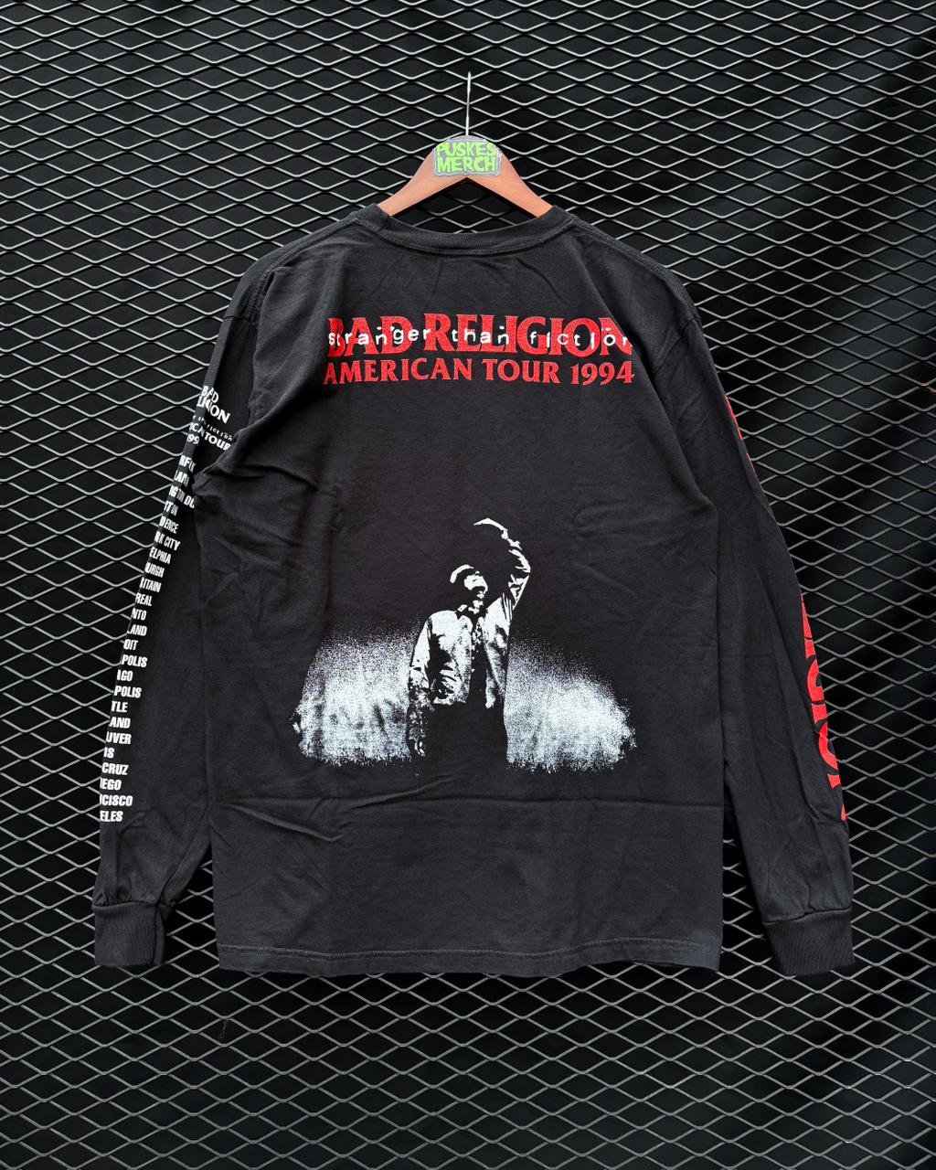 bad religion stranger than fiction american tour 1994 longsleeve b