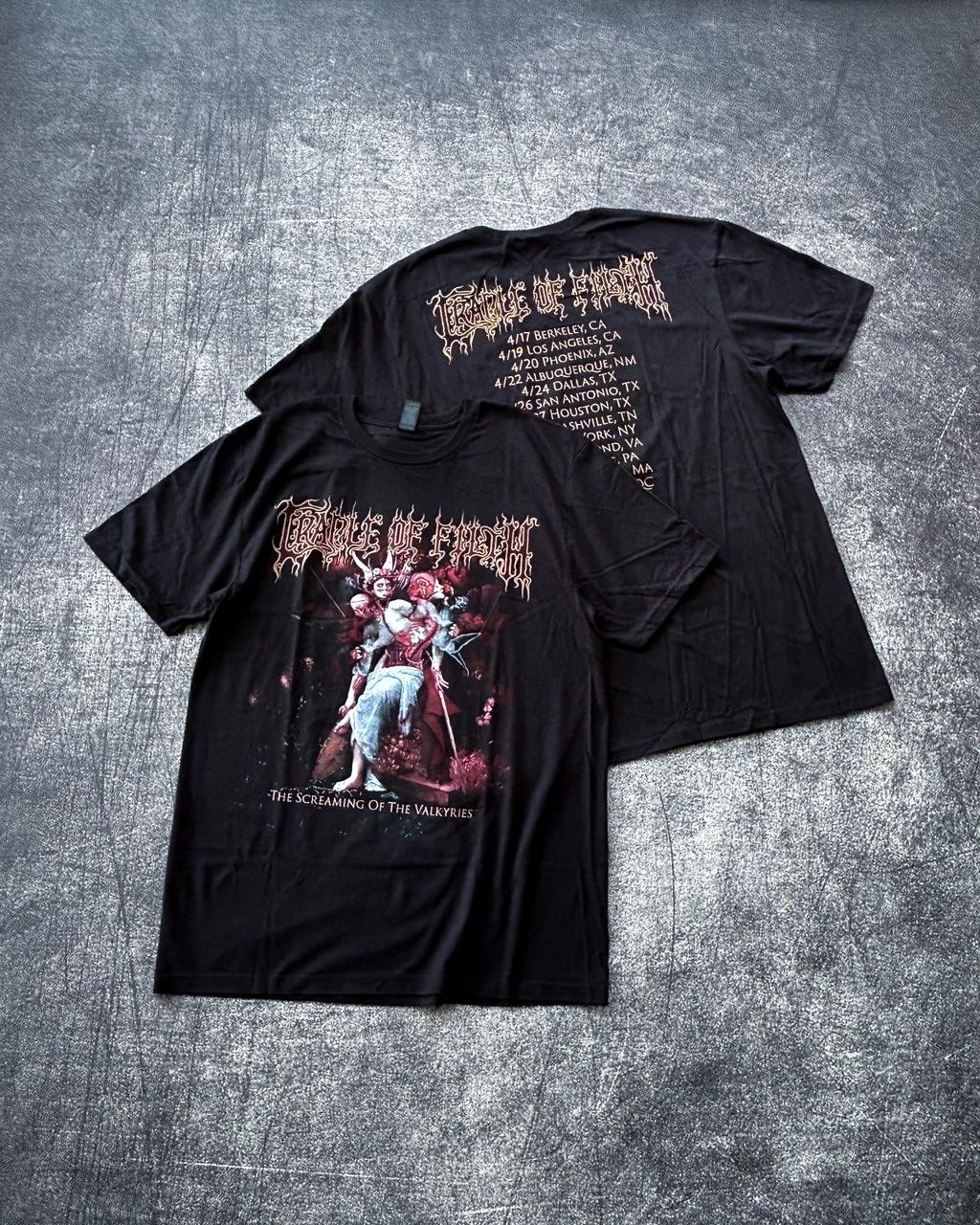 cradle of filth the screaming of the valkyries 2025 tour