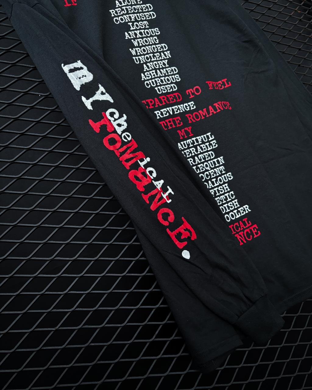 my chemical romance three cheers for sweet revenge i'm not okay long sleeve ls